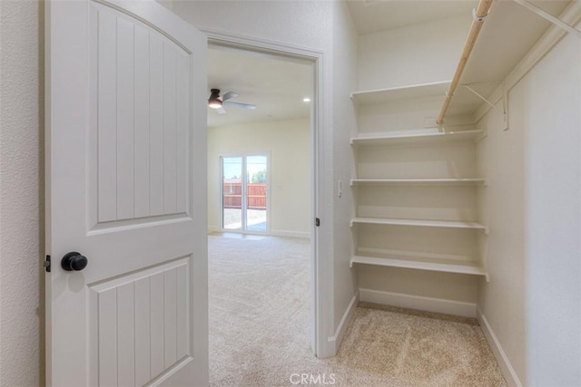 6210 Himmel St, Paradise, CA 95969 - spacious closet with carpet flooring and a ceiling fan
