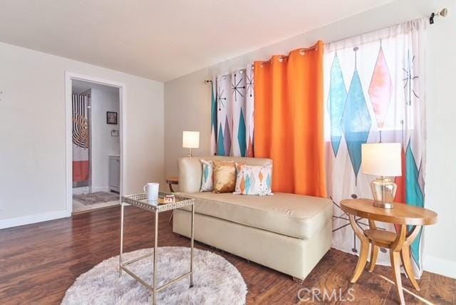68600 E St, Cathedral City, CA 92234 - living area with wood finished floors and baseboards
