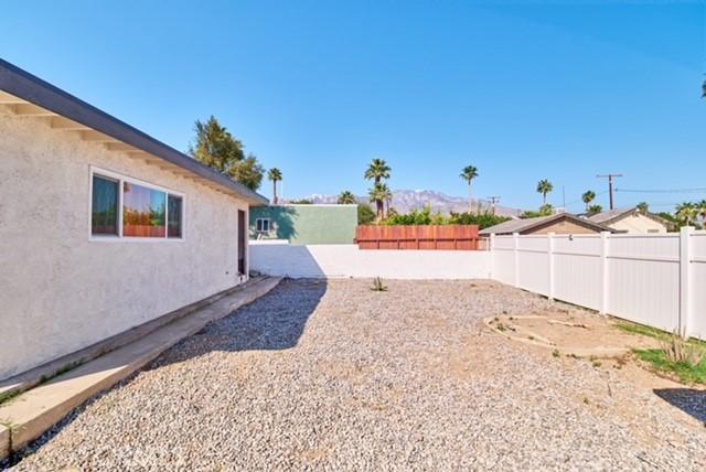 68600 E St, Cathedral City, CA 92234 - view of fenced backyard