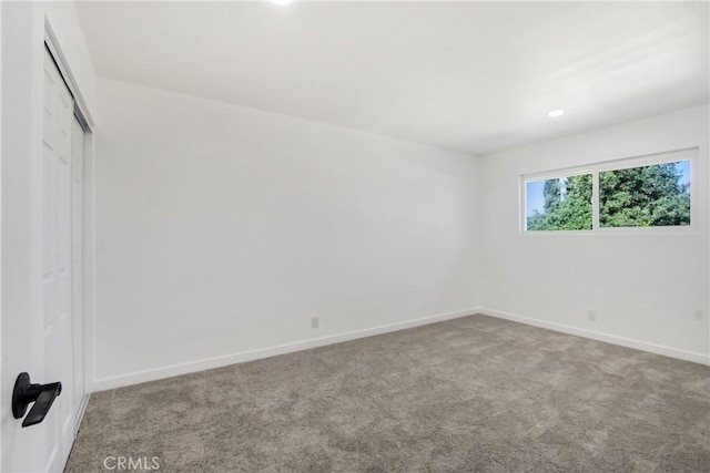 968 N Darfield Ave, Covina, CA 91724 - unfurnished bedroom featuring carpet, a closet, baseboards, and recessed lighting