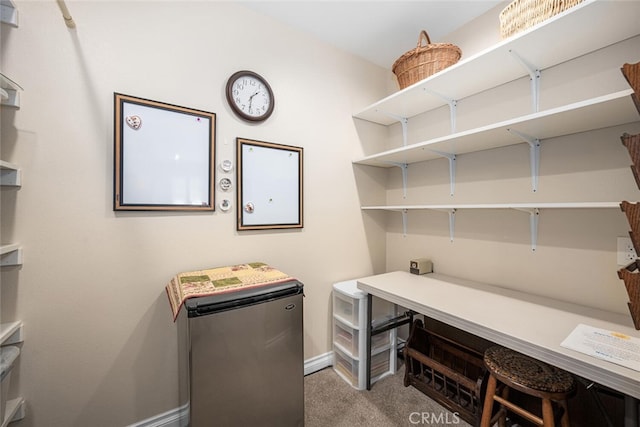 5323 Fidler Ave, Lakewood, CA 90712 - carpeted home office with baseboards