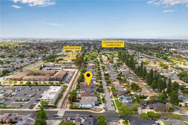 5323 Fidler Ave, Lakewood, CA 90712 - aerial view of property's location featuring nearby suburban area
