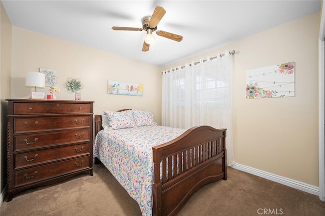 5323 Fidler Ave, Lakewood, CA 90712 - bedroom featuring carpet flooring, baseboards, and a ceiling fan