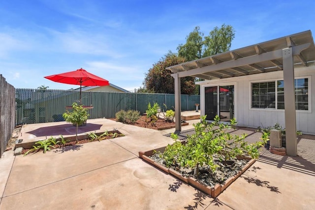 6443 Mount Ackerman Dr, San Diego, CA 92111 - fenced backyard with a patio and a pergola