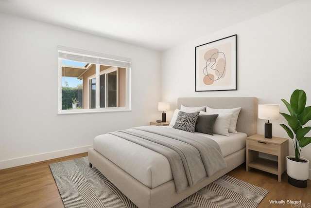6443 Mount Ackerman Dr, San Diego, CA 92111 - bedroom with wood finished floors and baseboards