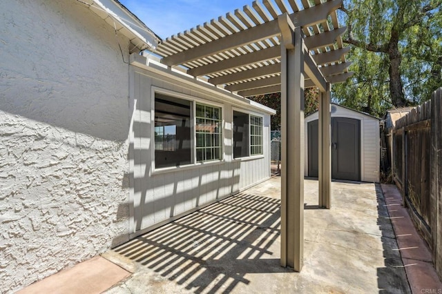6443 Mount Ackerman Dr, San Diego, CA 92111 - fenced backyard featuring a patio area and a pergola