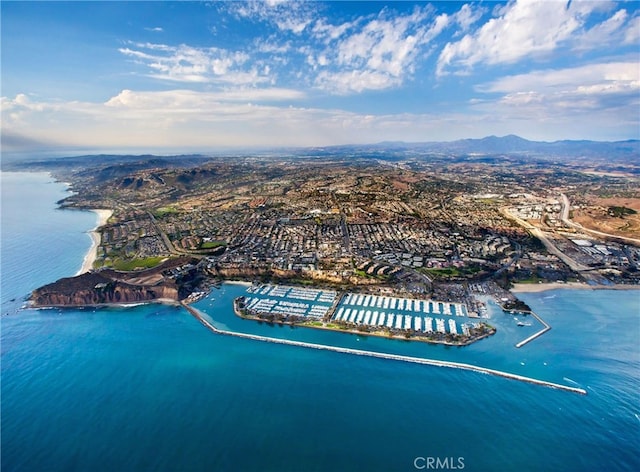 33976 Cape Cv, Dana Point, CA 92629 - drone / aerial view of a water and mountain view