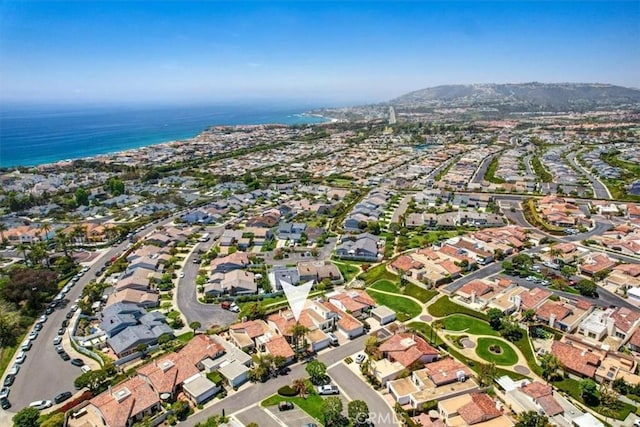 24155 Vis D Onde, Dana Point, CA 92629 - aerial view of property and surrounding area featuring nearby suburban area and a water and mountain view