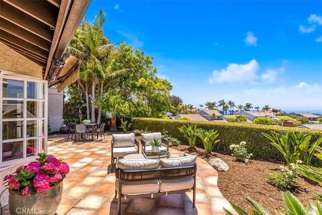 24155 Vis D Onde, Dana Point, CA 92629 - view of patio / terrace with outdoor dining area and an outdoor hangout area