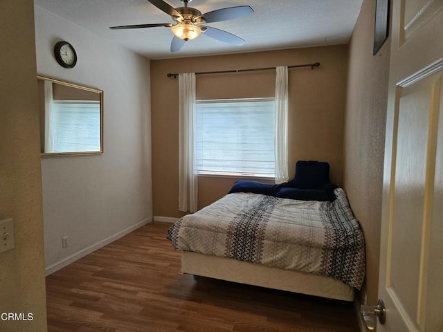 1174 Greene Ter, Davis, CA 95618 - bedroom with wood finished floors, baseboards, and ceiling fan