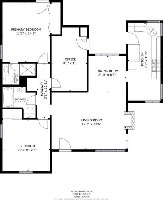 4719 Constance Dr, San Diego, CA 92115 - home floor plan