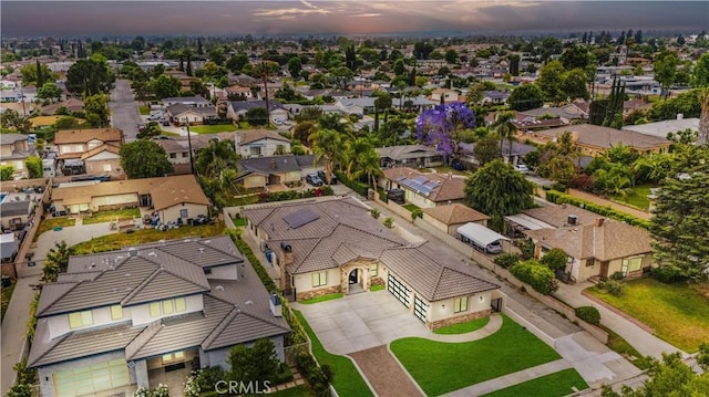 4947 Heleo Ave, Temple City, CA 91780 - aerial view at dusk of a residential view