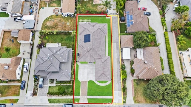 4947 Heleo Ave, Temple City, CA 91780 - aerial view of residential area featuring property boundaries highlighted