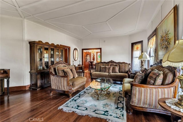 8213 Ocean View Ave, Whittier, CA 90602 - living room with wood finished floors and baseboards