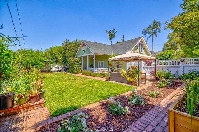 8213 Ocean View Ave, Whittier, CA 90602 - view of front of property with a gazebo