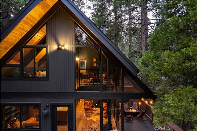 607 Old Toll Rd, Lake Arrowhead, CA 92352 - view of back of house