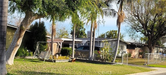 5914 N Rockvale Ave, Azusa, CA 91702 - view of front of home with a front lawn