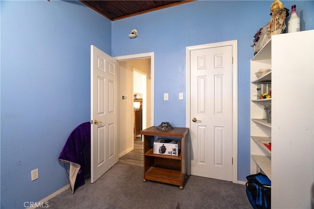 5914 N Rockvale Ave, Azusa, CA 91702 - bedroom featuring wood ceiling and carpet floors