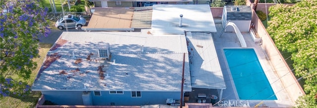 5914 N Rockvale Ave, Azusa, CA 91702 - view from above of property featuring a pool area