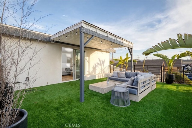 16782 Heritage Ln, Huntington Beach, CA 92647 - view of yard with an outdoor hangout area