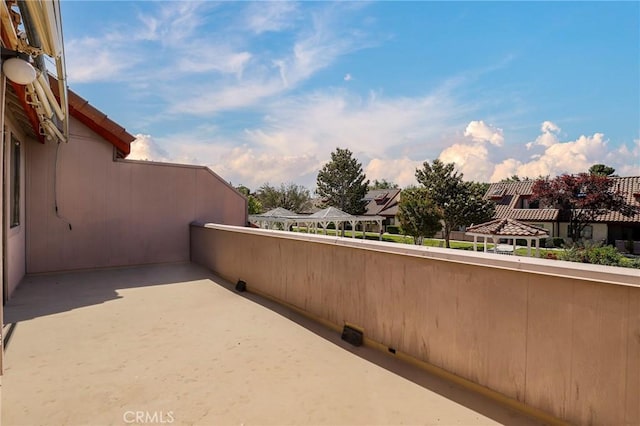 43334 32nd St W Unit 12, Lancaster, CA 93536 - view of patio with a residential view