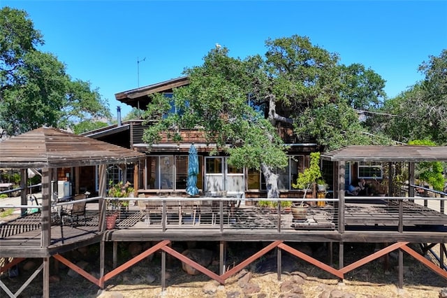2380 Old Hwy, Catheys Valley, CA 95306 - back of house with a deck