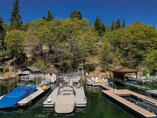 28960 Palisades Dr, Lake Arrowhead, CA 92352 - dock with a water view