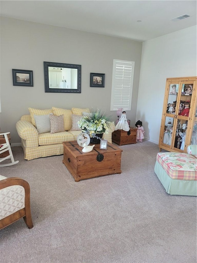 11915 Sagecrest Ct, Corona, CA 92883 - carpeted living area with baseboards