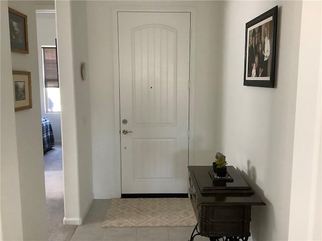 11915 Sagecrest Ct, Corona, CA 92883 - entrance foyer with light tile patterned floors and baseboards
