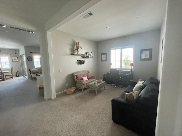 11915 Sagecrest Ct, Corona, CA 92883 - living area with carpet flooring and plenty of natural light