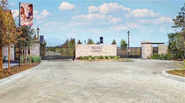 2557 E Hyde Paseo, Ontario, CA 91762 - community sign with a gate