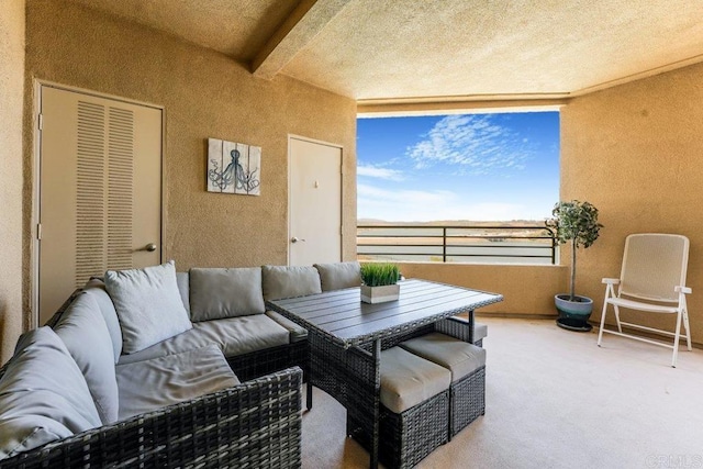4021 Canario St Unit 235, Carlsbad, CA 92008 - view of patio / terrace with a balcony and outdoor lounge area