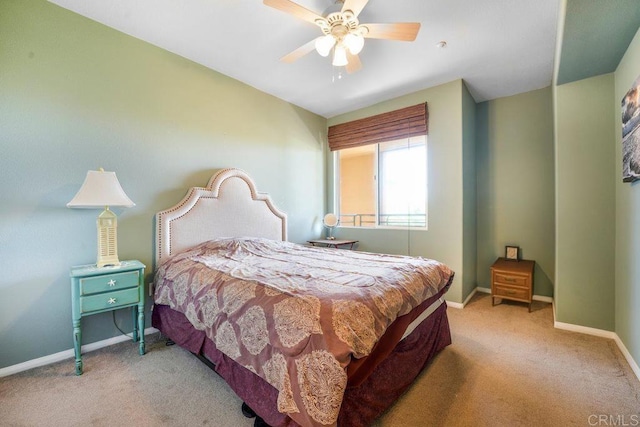4021 Canario St Unit 235, Carlsbad, CA 92008 - carpeted bedroom featuring baseboards and ceiling fan