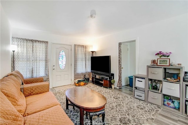 18003 Saticoy St, Reseda, CA 91335 - living room with wood finished floors