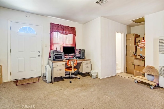 18003 Saticoy St, Reseda, CA 91335 - view of carpeted home office