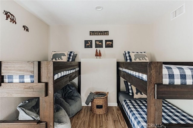 26625 Pinehurst Dr, Lake Arrowhead, CA 92352 - bedroom featuring wood finished floors and baseboards