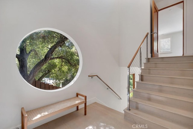4315 Morro Dr, Woodland Hills, CA 91364 - stairs with healthy amount of natural light