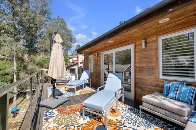 4315 Morro Dr, Woodland Hills, CA 91364 - view of wooden deck