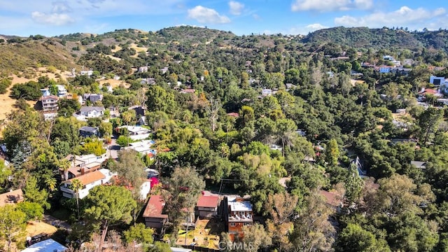 4315 Morro Dr, Woodland Hills, CA 91364 - aerial view of property's location featuring a mountainous background