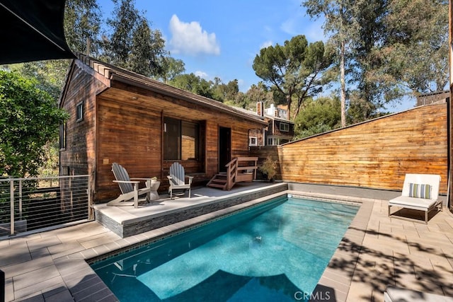 4315 Morro Dr, Woodland Hills, CA 91364 - view of pool featuring a patio and a fenced backyard