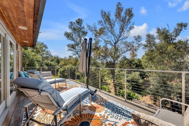 4315 Morro Dr, Woodland Hills, CA 91364 - view of patio with a balcony