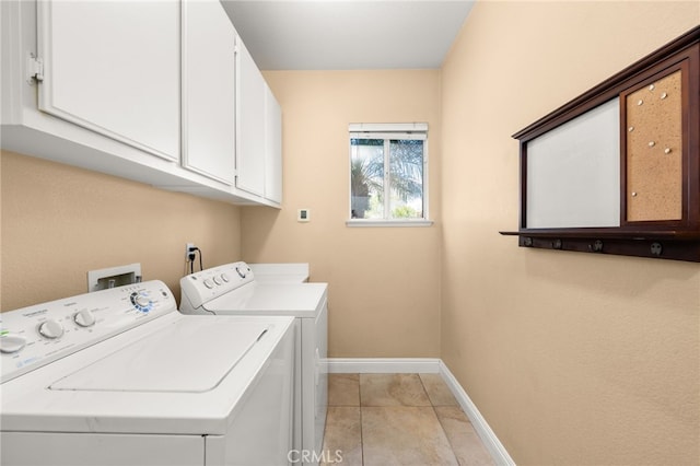 12719 E Rancho Estates Pl, Rancho Cucamonga, CA 91739 - laundry area featuring washer and clothes dryer, cabinet space, and baseboards