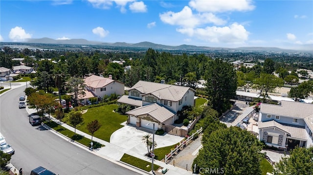12719 E Rancho Estates Pl, Rancho Cucamonga, CA 91739 - aerial view of residential area featuring a mountainous background