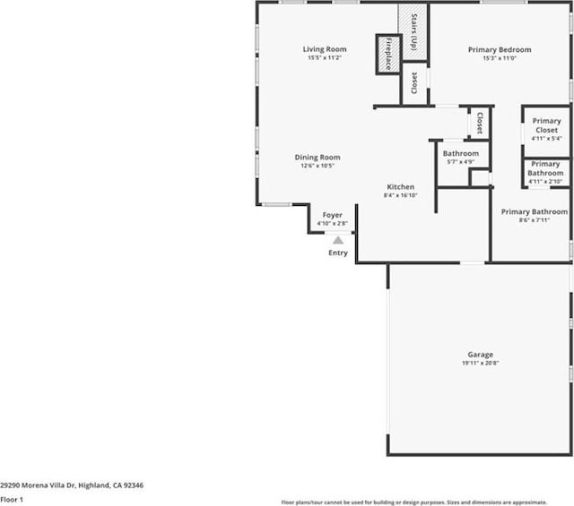 29290 Morena Villa Dr, Highland, CA 92346 - floor plan / room layout