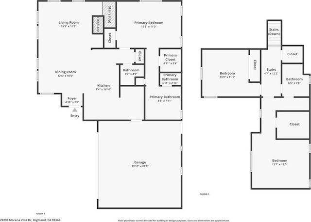 29290 Morena Villa Dr, Highland, CA 92346 - property floor plan