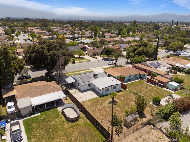 764 N Meridian Ave, Rialto, CA 92376 - aerial view of residential area featuring a mountainous background