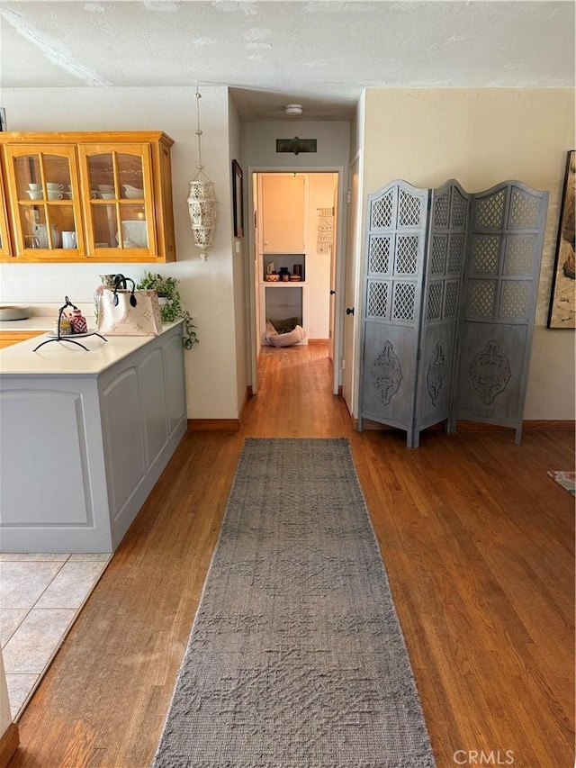 15911 Dundalk Ln, Huntington Beach, CA 92647 - hall with light wood-type flooring and baseboards