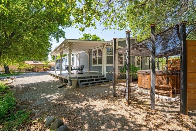 8510 Verdant Ct, Los Molinos, CA 96055 - rear view of property with a deck