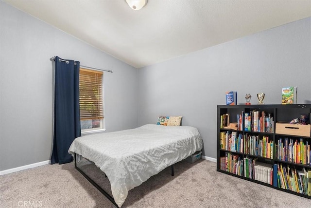 8510 Verdant Ct, Los Molinos, CA 96055 - bedroom with carpet floors, lofted ceiling, and baseboards