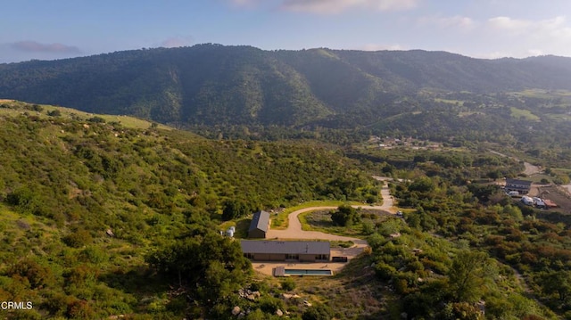 12179 Koenigstein Rd, Santa Paula, CA 93060 - view of mountain background featuring a heavily wooded area